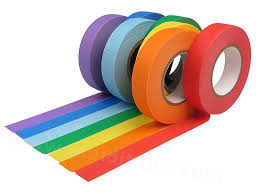 Crepe paper masking tape adhesive properties